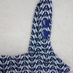 NEW Seea‎ Free People Seea Georgia Surf Top in navy mini chevron, M Blue Size M Photo 9