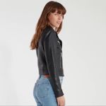 BLANK NYC Revolve Faux Leather Moto Jacket size Small Black Photo 13