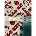 Hello Kitty Dumbgood Sanrio  Strawberries Waffle Knit Cropped Cream Cardigan L Photo 12