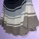 autumn cashmere Poncho Topper Sweater Women Size XS ColorBlock Contemporary Photo 4