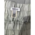 Madewell Linen Breeze Woven Pull-On High Rise Straight Pants in Sage Sz S Photo 5