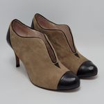 Tracy Reese Plenty by  Dalton High Heel Two Tone Leather Ankle Booties Size 37.5 Photo 0