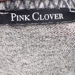 Pink Clover  Sweater Womens Large Gray Long Sleeve Pocket Soft Knit Pullover Top Photo 1