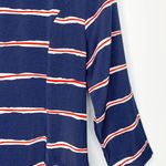 Nu New York Red, White & Blue Striped Dress Photo 6