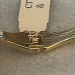 Crown & Ivy  Hinged Bangle Bracelet - Gold Tone jewelry Photo 4