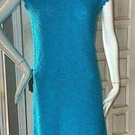 St. John  Knits turquoise teal blue knit dress classic vintage Flawless Condition Photo 0