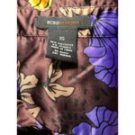 BCBGMAXAZRIA  Floral Button Down Shirt Short‎ Sleeve Career Top XS Photo 3