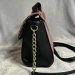 Luv Betsey by Betsey Johnson Quilted Mauve and Black Crossbody Bag Pink Photo 3