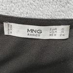 MNG‎ Basics Black Mini Dress Cap Sleeves V Photo 3
