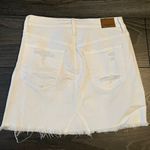 American Eagle Outfitters White Jean Skirt Photo 1