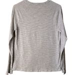 Boden Cotton Baseball Tee Blue Striped Long Sleeve‎ Size Small J0616 White Photo 5