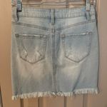 Nature Denim  Lightwash Distressed Miniskirt NWT Photo 5
