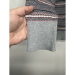 L.L. Bean Sweater Women Large Multi Stripe Knit Long Sleeve Turtle Neck Pullover Photo 2