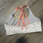 Lululemon  Athletica Gray and Pink Strappy Sports Bra Photo 1