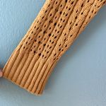 Mustard Yellow Midi Open Knit Cardigan Women’s Medium Photo 2