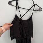 Hollister Sleeveless Black Romper Women's Size Small Viscose & Elastane Blend Photo 4