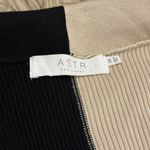 ASTR the Label Colorblock button down Long Sleeve Rib Sweater Dress XS Photo 2