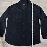 Ashley by 26 International Outerwear Women Black Courduroy Collared Shacket M Photo 10