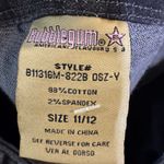 Bubblegum  USA Skull Skinny Jeans Black Stretch Y2K Goth Emo Punk Size 11/12 Photo 9