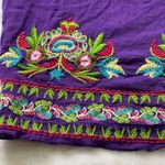 Swimsuits For All Embroidered Beach Cover Dress Women's Plus Size 14/16 Rayon Purple Photo 12