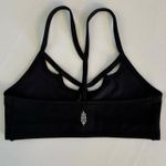 Free People FP Movement Size M Moonshadow Black Stretch Bra Racerback OB465629 Size M Photo 3