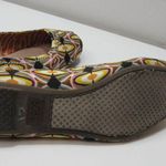 BOBS Slip On Flat Shoes Women's 8 Boho Retro Pattern Colorful Wearable Art Yellow Photo 3