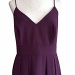 After Six Aubergine Spaghetti Strap Pleated Pocket Formal Dress 1514 Size 14 NEW Photo 3