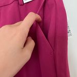 Uniqlo Fuchsia Pink Cropped Straight Leg Dress Pants Slacks Trousers NWT Photo 3