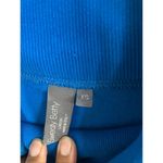 Sweaty Betty  London made in Italy cowl neck blue sweater XS oversized #711 Photo 3