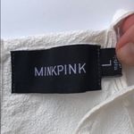 MINKPINK Sleeveless White Keyhole Button Tank Top Photo 3