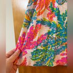 Lilly Pulitzer  Tank Top Shirt Sleeveless Beach Ocean Green Pink Blue Small Photo 3