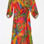 Farm Rio ππ Urban Jungle Midi Dress ~ XS NWT Photo 9