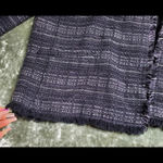 Adrienne Vittadini  Tweed Open Fringe Blazer Photo 2
