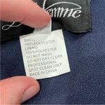 La Femme 28029 Blue Twist Front Jersey Gown Photo 7