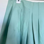 Sam Edelman  Mint Green Pleated Mini Women's Skirt‎ size 12 Photo 3