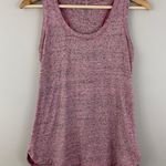 Calia by Carrie CALIA Pink Grey Heathered Speckle Flowy Racerback Athletic Workout Tank Top Photo 2