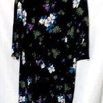 J. Jill WEAREVER COLLECTION WO SIZE XL PETITE Sheath Dress BLACK FLORAL CLEAN Photo 0