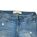 Hollister  Super Skinny Distressed Light Wash Blue Jean 0 Concert Edgy Streetwear Photo 2
