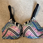 Victoria's Secret Victoria’s Secret Aztec Chevron Print So Obsessed Push Up Bra Size 32 B Photo 0