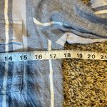 Ellen Tracy Striped Linen Blend Tunic Shirt Dress Womens Small Roll Tab Sleeves Photo 5