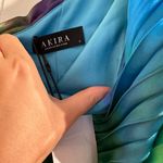 Akira NWT Multicolor One-Shoulder Pleated Dress Photo 3