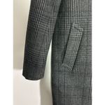 Abercrombie & Fitch Plaid Wool Blend Dad Coat Trench Jacket Womens XS Gray Photo 3