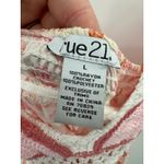 Forever 21  Womens Boho Maxi Dress Size L Rayon Crotchet Floral Hippie Summer Photo 5