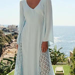 Free People NWT  
Hazel Maxi Dress - Skylight size XL maxi Photo 0