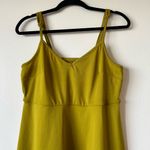 Target NWOT Small Slip Dress olive green adjustable straps fit and flare fall spring Photo 1