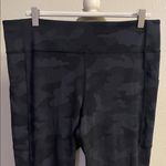Lululemon Pace Rival High-Rise Crop 22" Camo Deep Coal Black Size 12 Photo 5