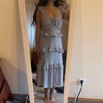 Altar'd State Floral Ruffle Midi Dress Photo 5