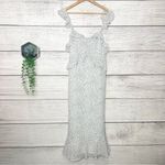 Lucy Paris NWT Marissa Ruffled Polka Dot Dress Size Small White & Black Photo 14