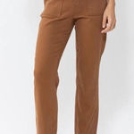Judy Blue High Waisted Brown Utility Slim Fit Jeans Pants Women's Plus Size 20W Photo 0