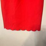 J.Crew  Scalloped Red Dress Photo 7